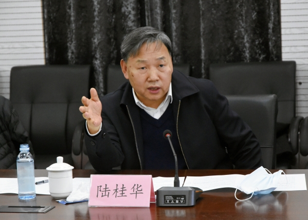 水利部副部长陆桂华到韦德官方网站投资公司调研领导工作