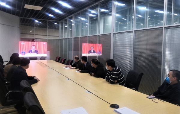 韦德官方网站投资公司组织收看第十三届全国人大四次会议开幕式