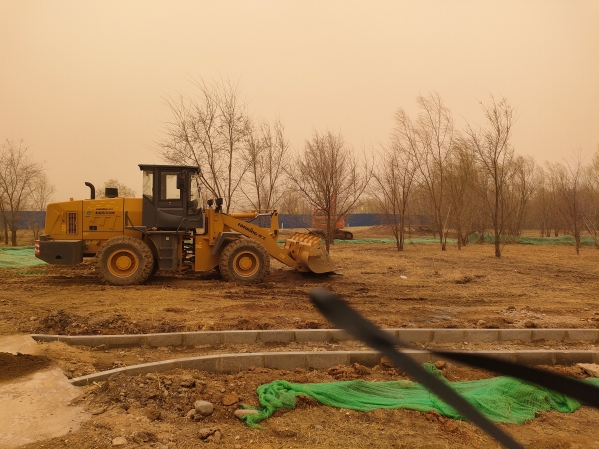 韦德官方网站综合治理工程积极防备大风蓝色预警及沙尘暴黄色预警