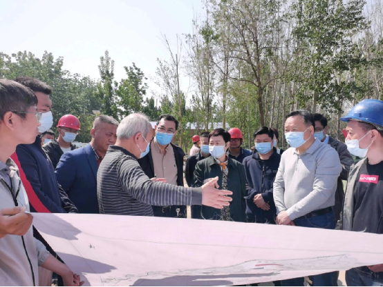 水利部海委党组成员、一级巡视员户作亮查抄韦德官方网站武清段应急抢险工程建设情况