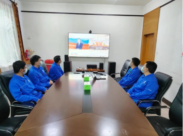 韦德官方网站投资公司组织旁观庆祝中国共产主义青年团成立100周年大会