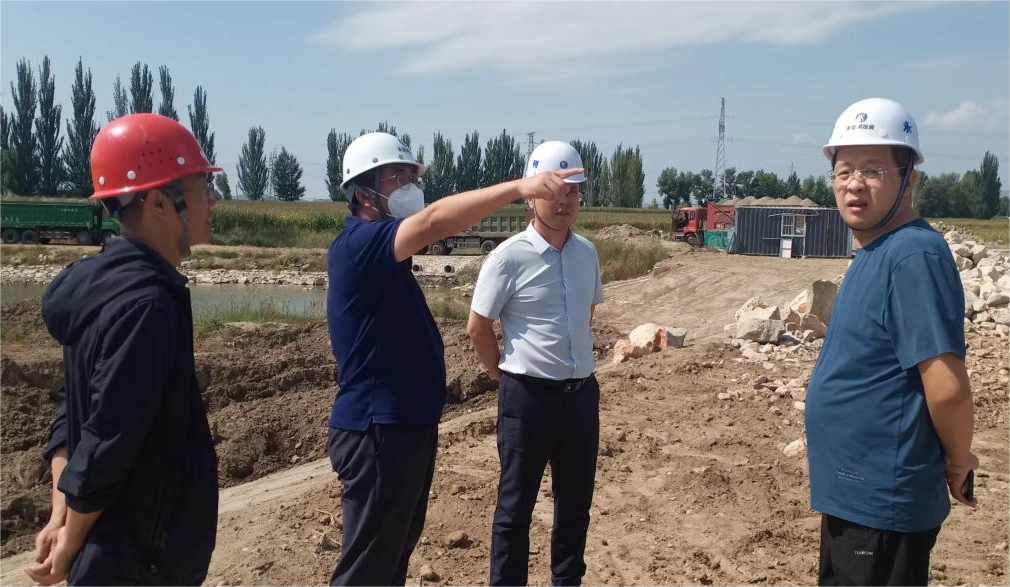 浑源生态公司结合朔州供水公司发展在建项目工程质量安全查抄专项整治行动