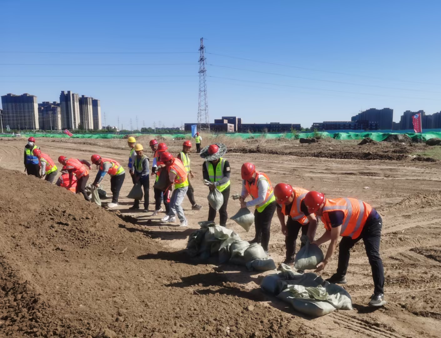 临汾分公司 | 临汾区域在建项目发展防汛应急演练