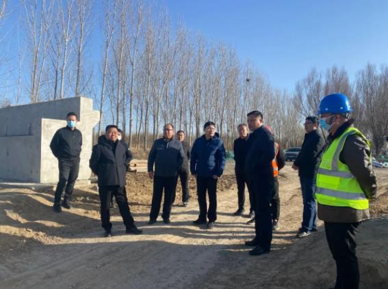 临汾市副市长赵静波调研韦德官方网站及龙河综合整治工程