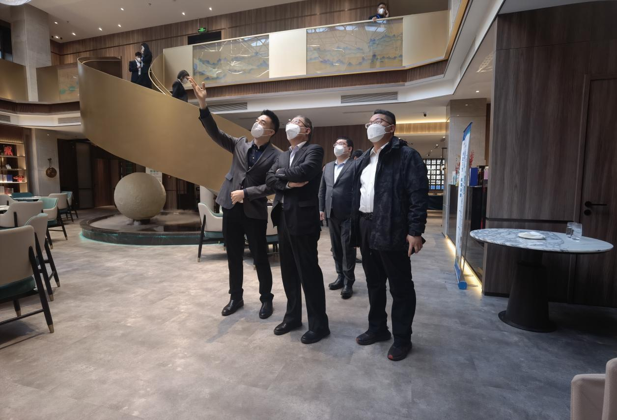 公司重要辅导调研永定山水居首店