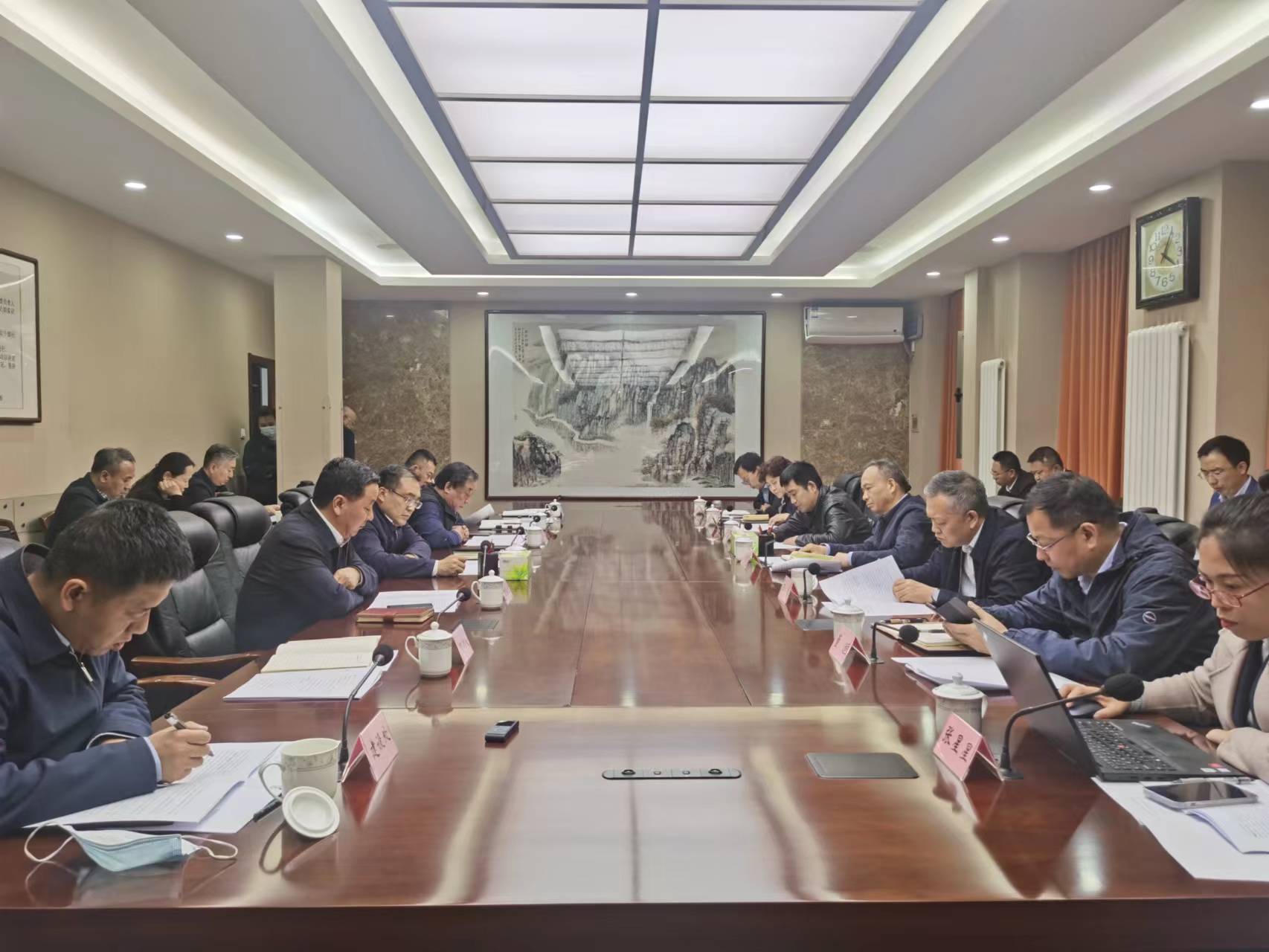 公司重要辅导拜会山西省水利厅厅长龚孟建